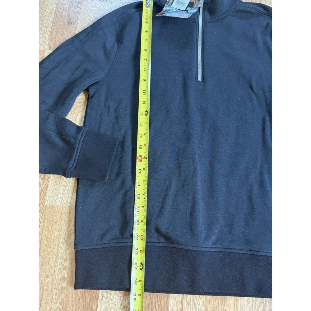 Banana Republic Polartec Thermal Pro Quarter Zip Pullover Black Men’s S NWT